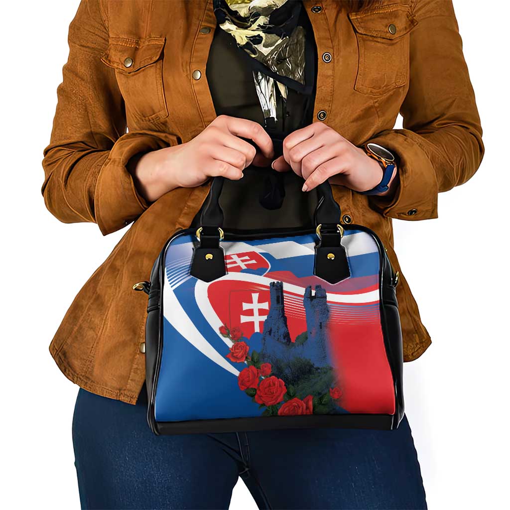 Slovakia Independence Day Shoulder Handbag Devín Castle Nad Tatrou sa blyska LT18