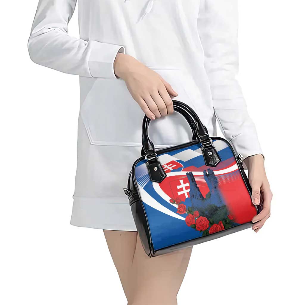 Slovakia Independence Day Shoulder Handbag Devín Castle Nad Tatrou sa blyska LT18