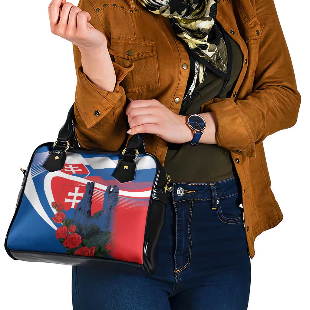 Slovakia Independence Day Shoulder Handbag Devín Castle Nad Tatrou sa blyska LT18