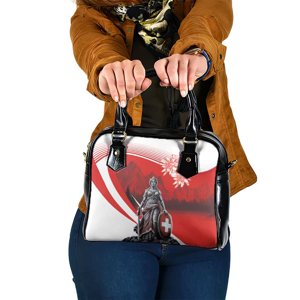 Switzerland Swiss National Day Shoulder Handbag Helvetia Matterhorn LT18