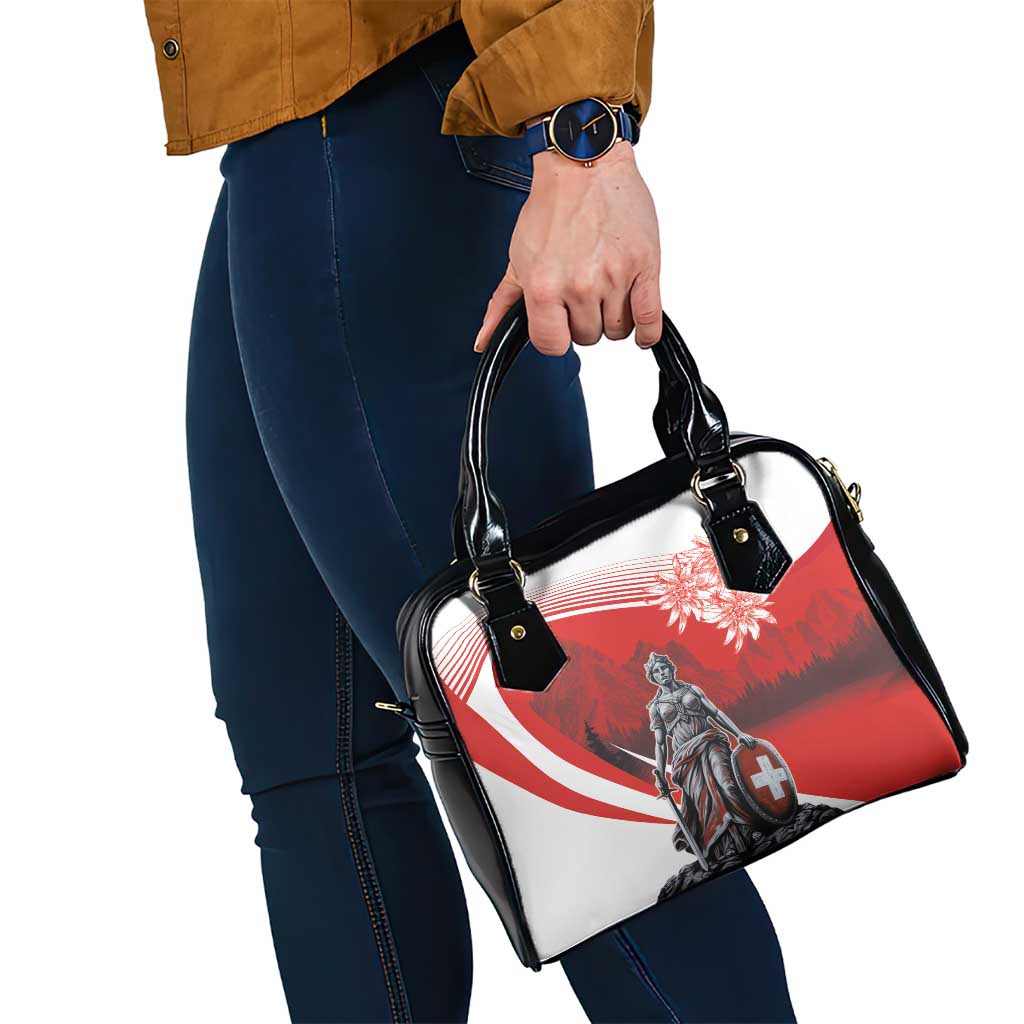 Switzerland Swiss National Day Shoulder Handbag Helvetia Matterhorn LT18