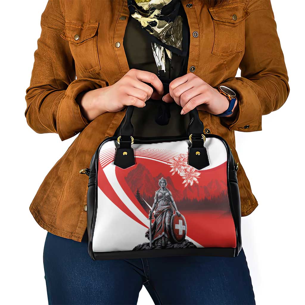 Switzerland Swiss National Day Shoulder Handbag Helvetia Matterhorn LT18