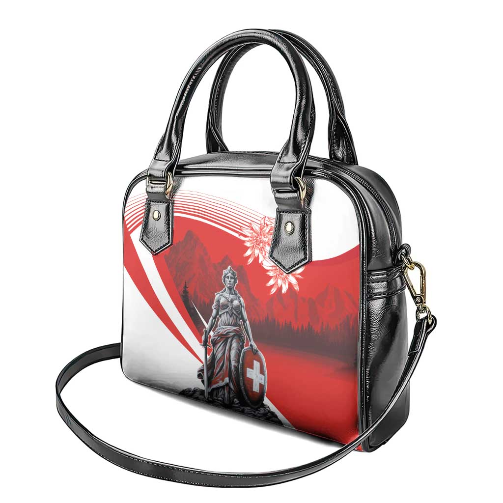 Switzerland Swiss National Day Shoulder Handbag Helvetia Matterhorn LT18
