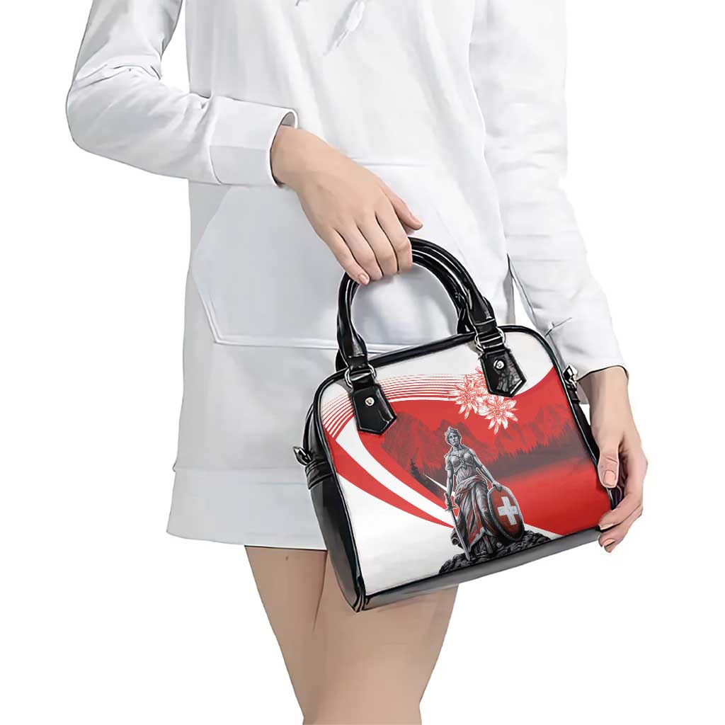 Switzerland Swiss National Day Shoulder Handbag Helvetia Matterhorn LT18