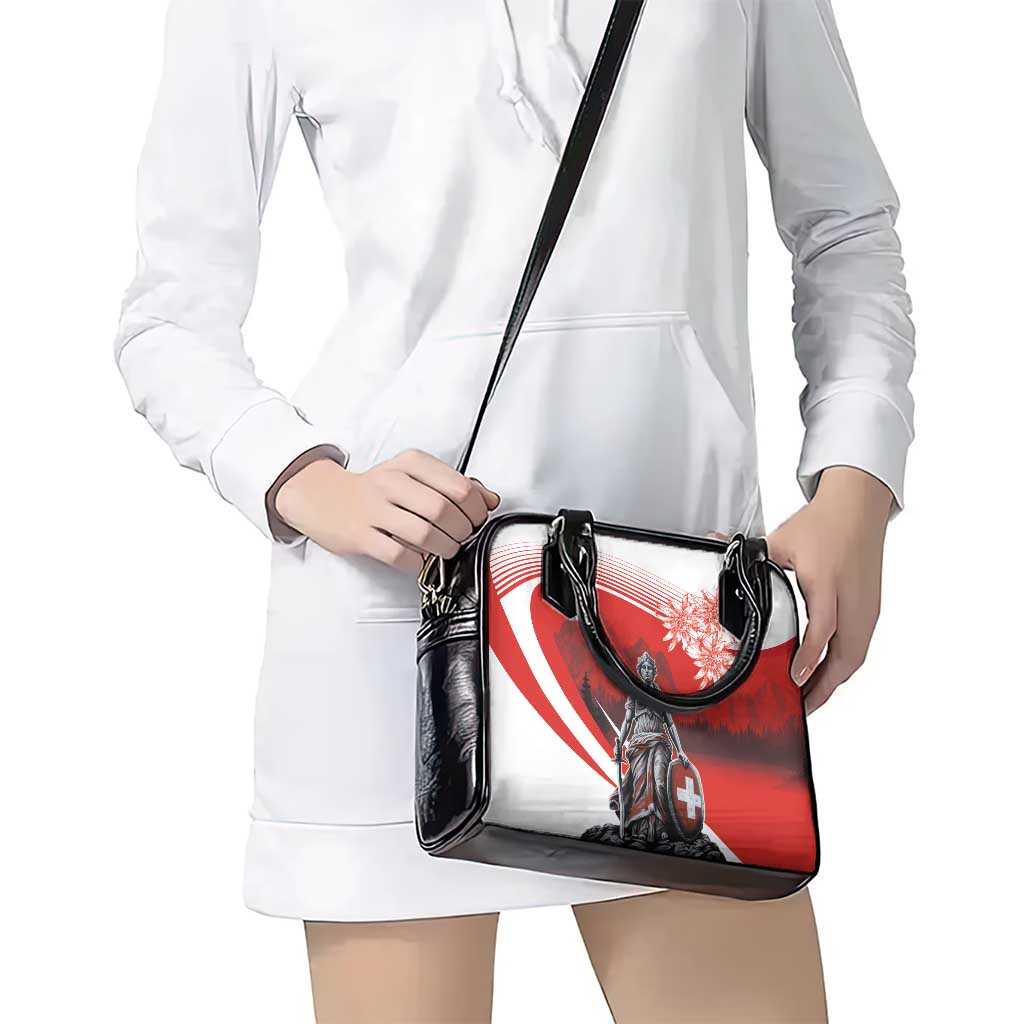 Switzerland Swiss National Day Shoulder Handbag Helvetia Matterhorn LT18