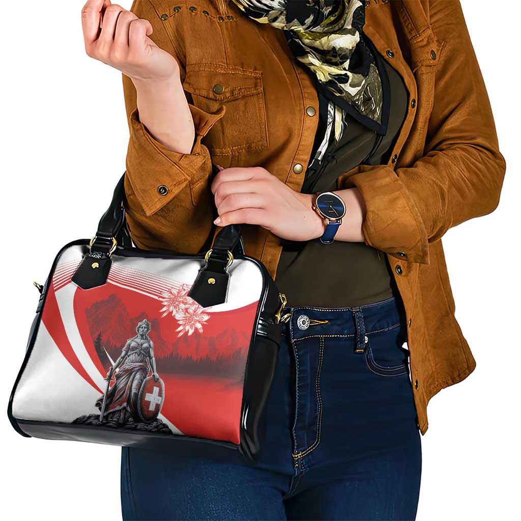 Switzerland Swiss National Day Shoulder Handbag Helvetia Matterhorn LT18