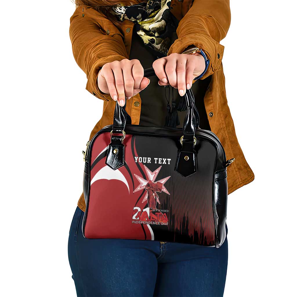 Personalized Malta Independence Day Shoulder Handbag Maltese Cross With Independence Monument LT18