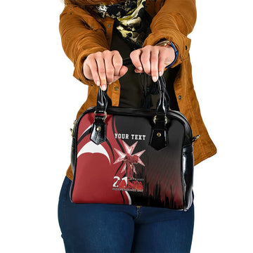 Personalized Malta Independence Day Shoulder Handbag Maltese Cross With Independence Monument LT18