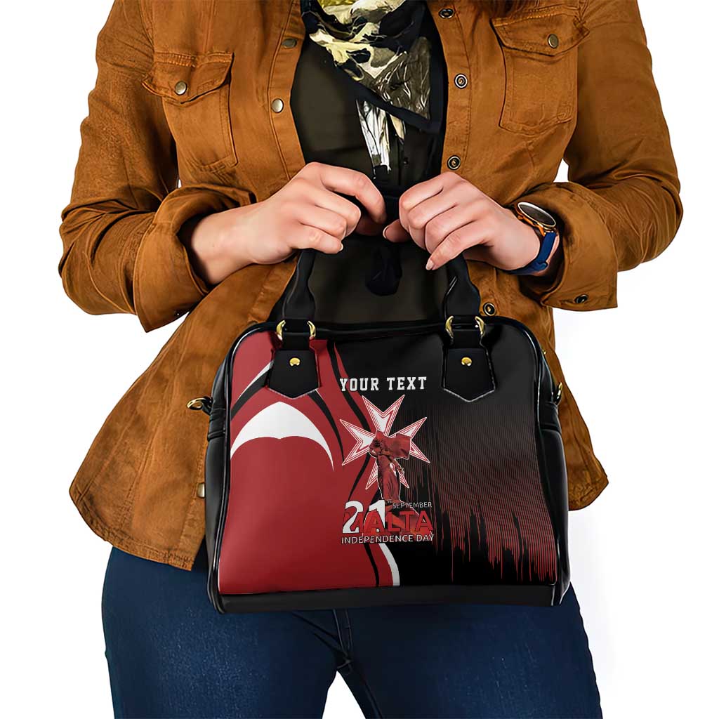Personalized Malta Independence Day Shoulder Handbag Maltese Cross With Independence Monument LT18