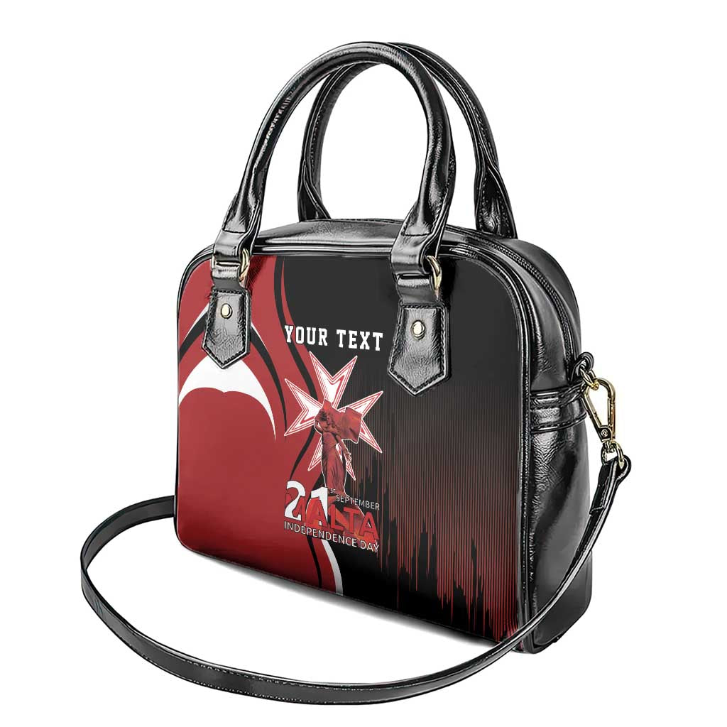 Personalized Malta Independence Day Shoulder Handbag Maltese Cross With Independence Monument LT18