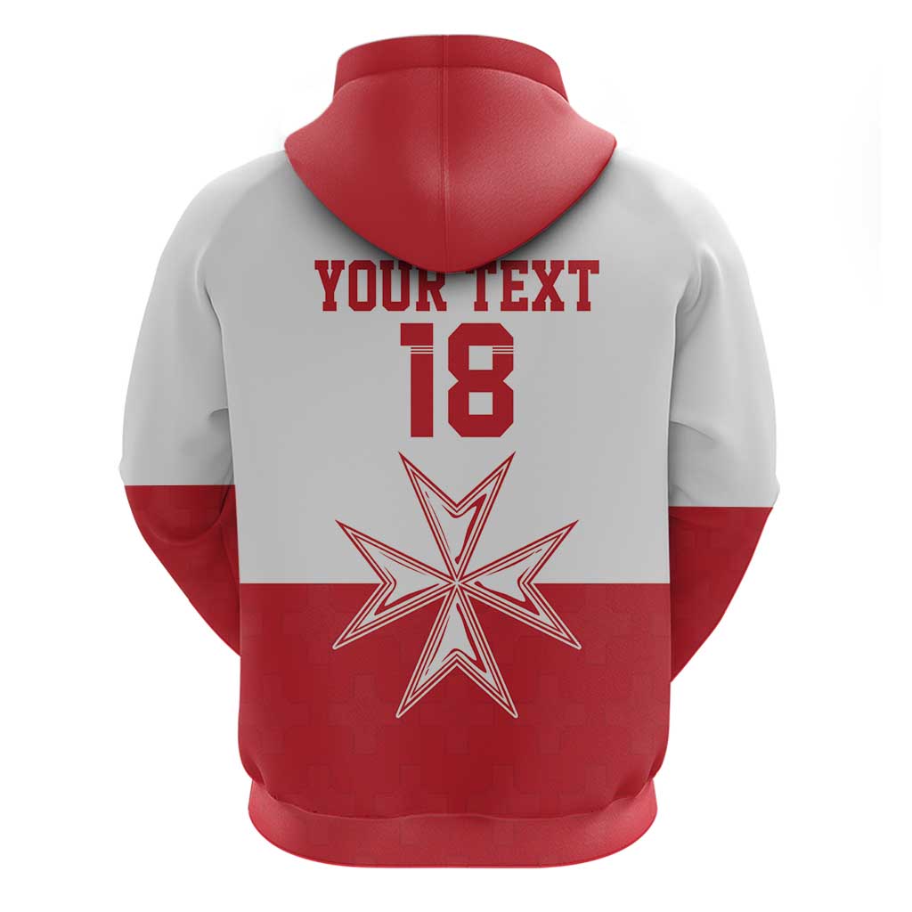 Custom Malta Football Hoodie Tim nazzjonali tal-futbol ta Malta LT18