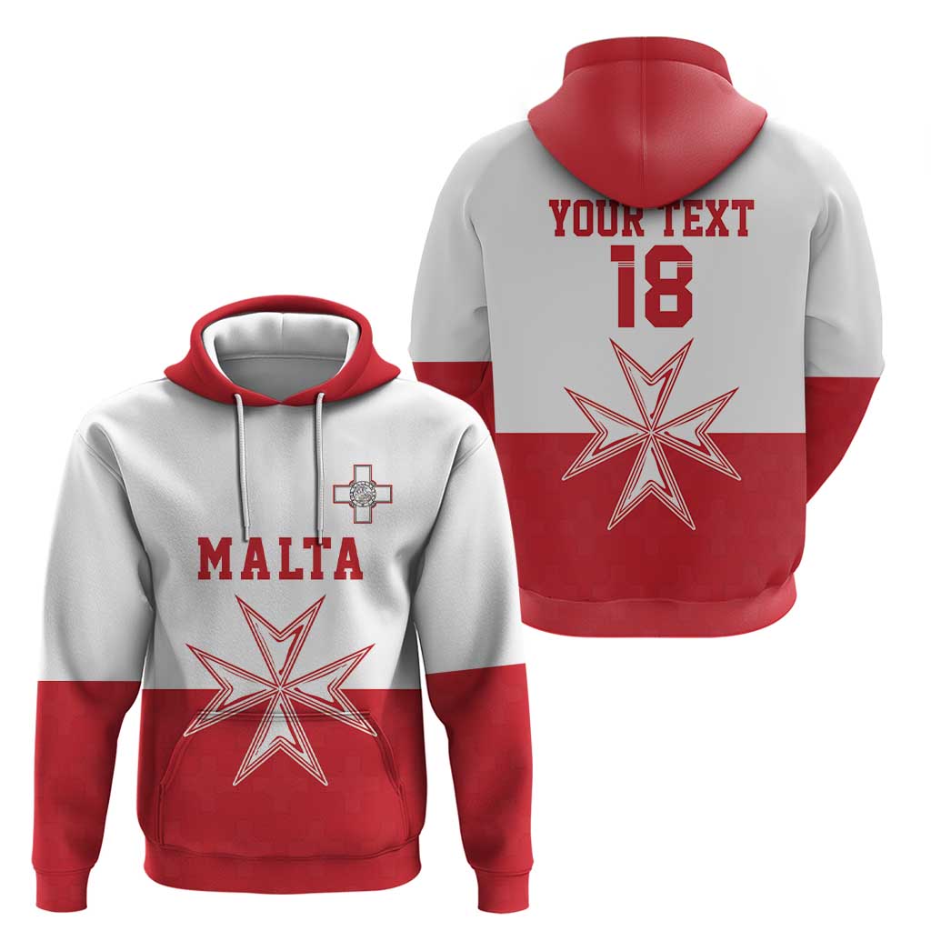 Custom Malta Football Hoodie Tim nazzjonali tal-futbol ta Malta LT18