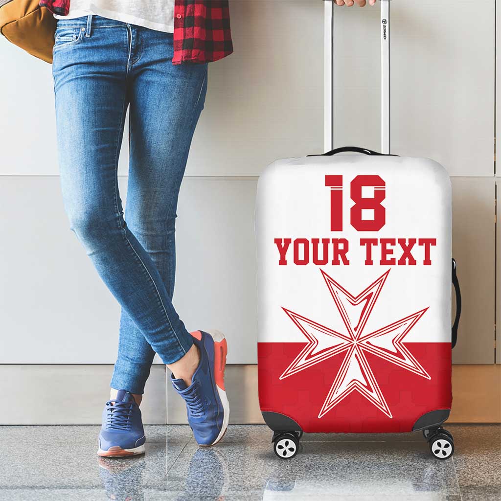Custom Malta Football Luggage Cover Tim nazzjonali tal-futbol ta Malta LT18