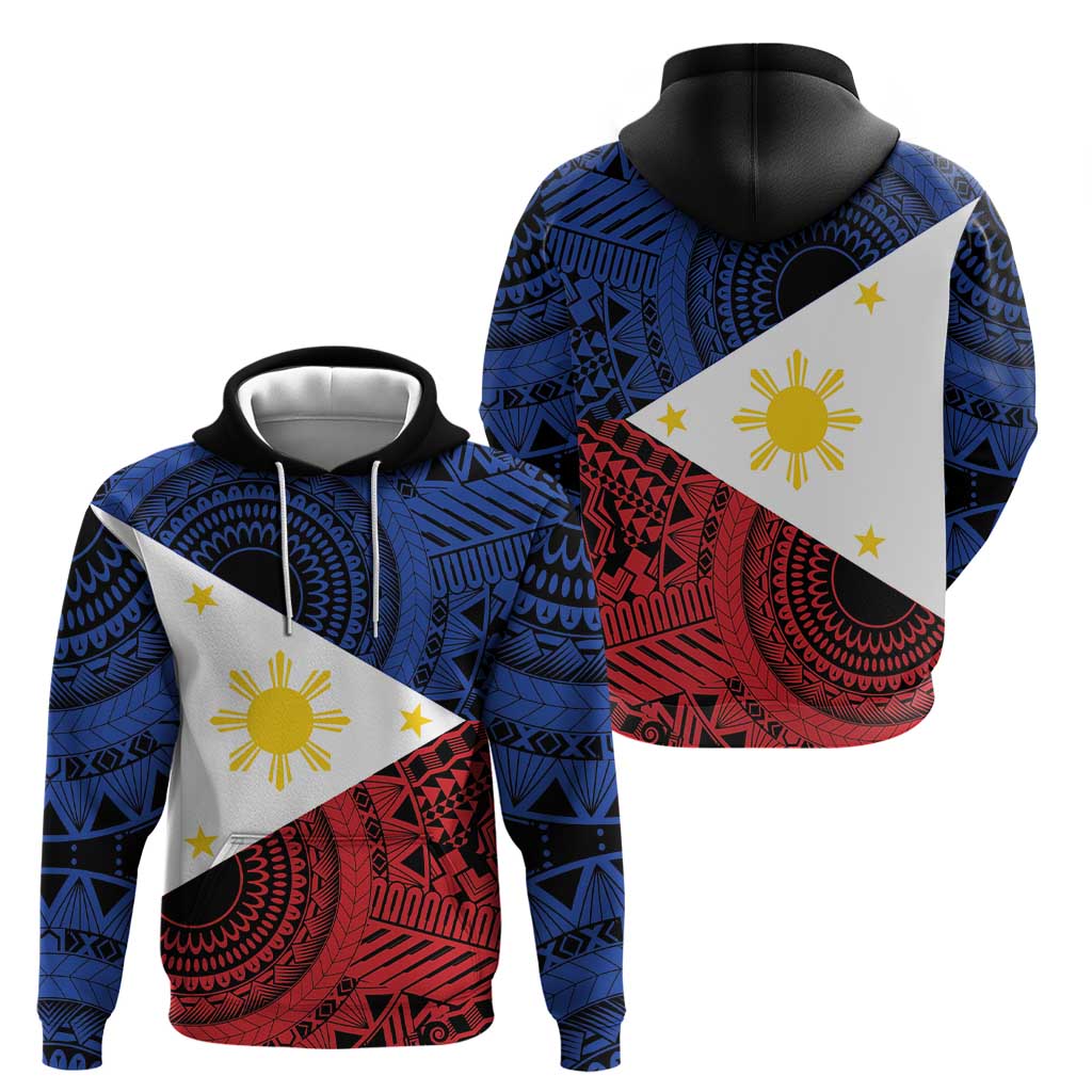 Philippines National Flag Day Hoodie Filipino Tribal Pattern LT18