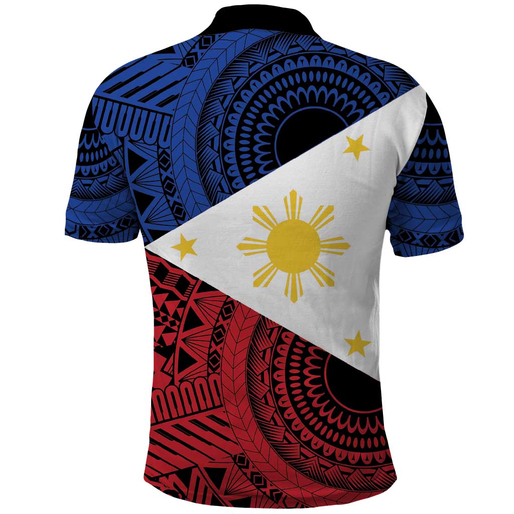 Philippines National Flag Day Polo Shirt Filipino Tribal Pattern LT18