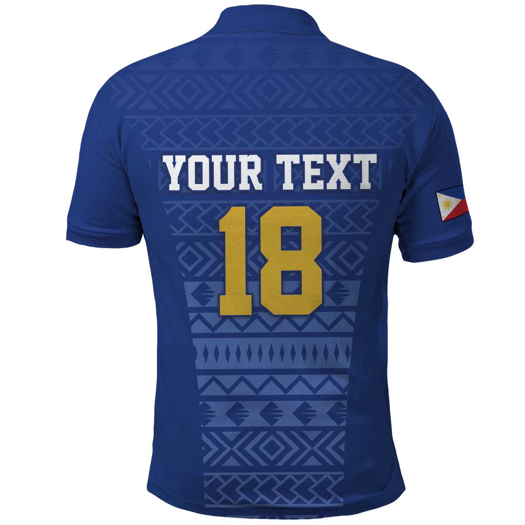 Custom Philippines Football Polo Shirt Pambansang koponan ng futbol ng Pilipinas LT18