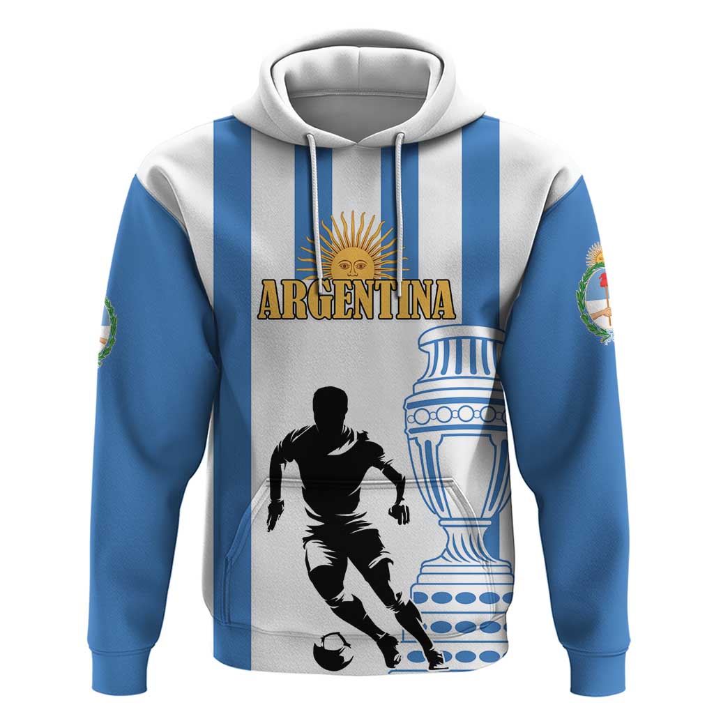 Custom Argentina Football Hoodie We Are The Champions LT18