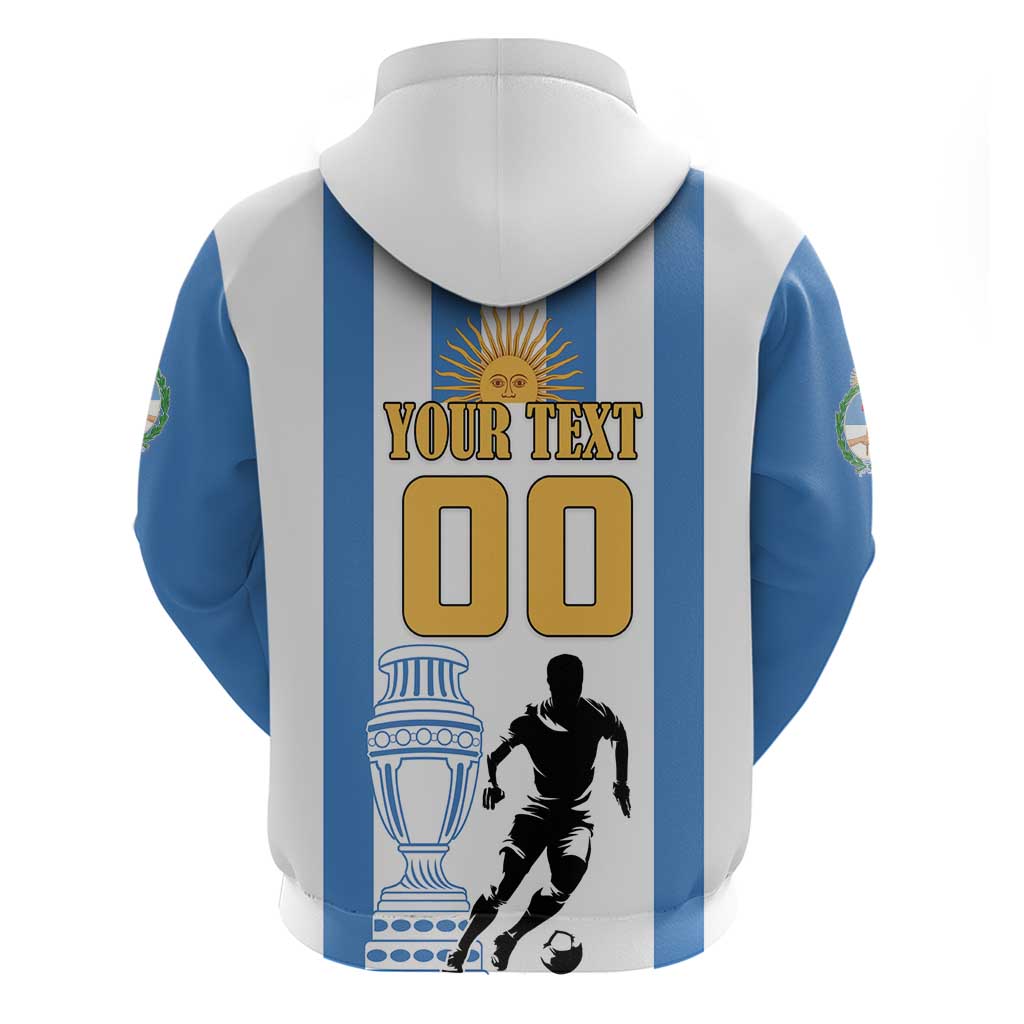 Custom Argentina Football Hoodie We Are The Champions LT18