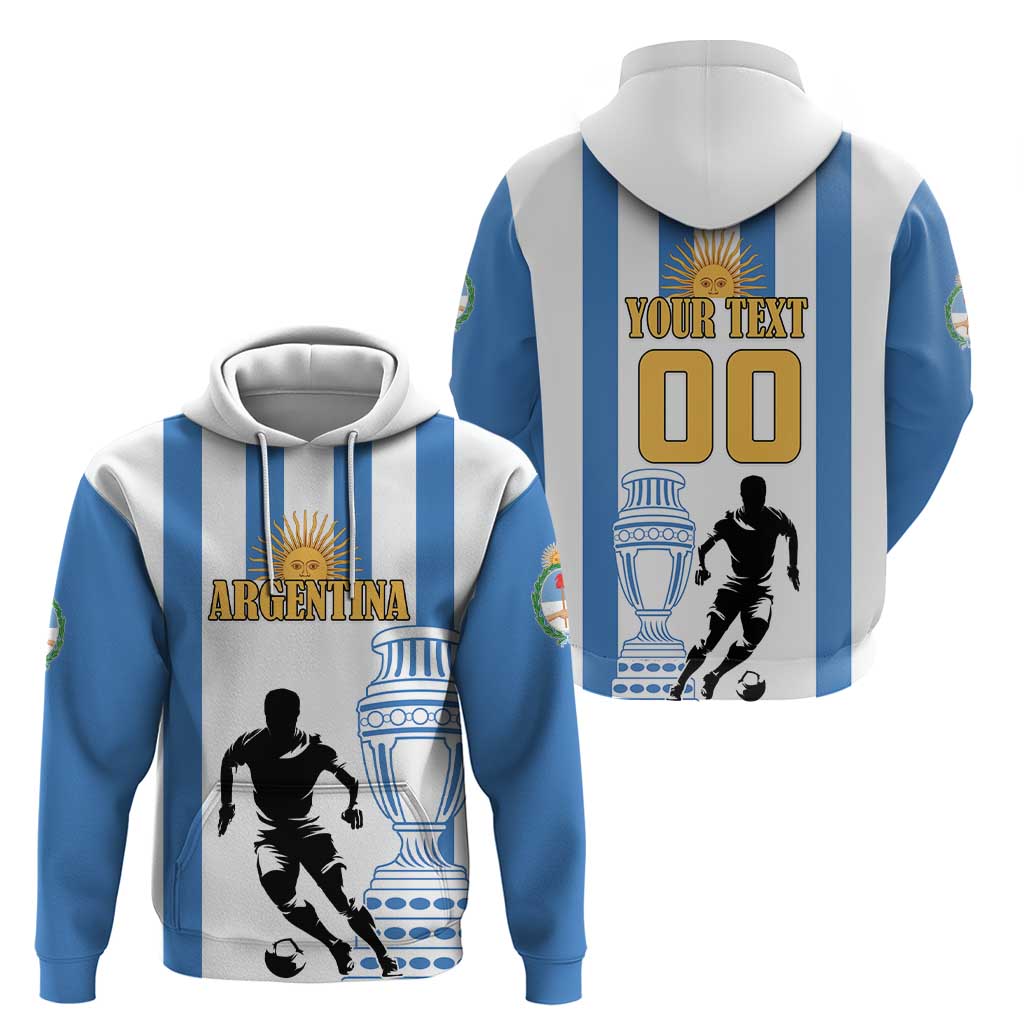 Custom Argentina Football Hoodie We Are The Champions LT18