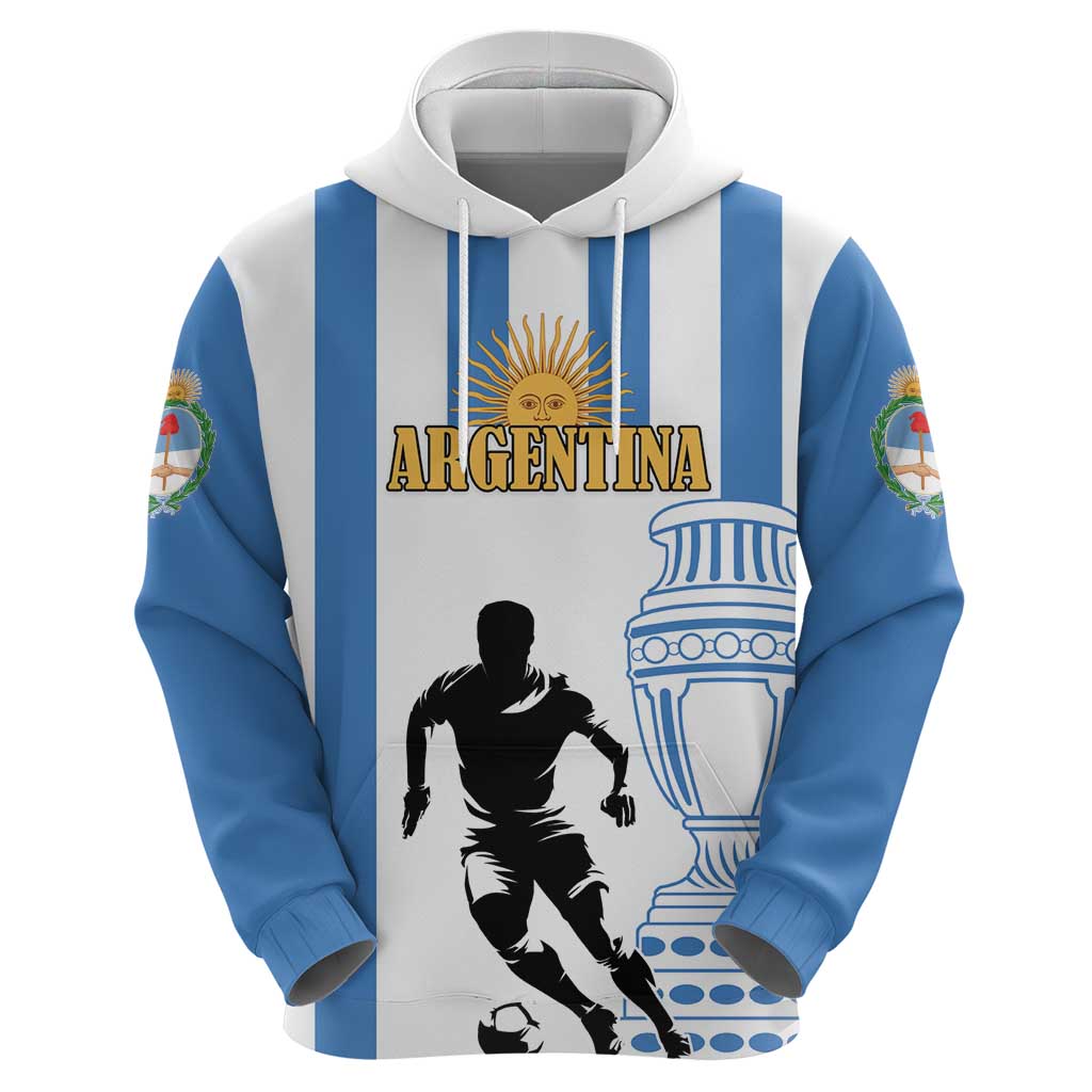 Custom Argentina Football Hoodie We Are The Champions LT18