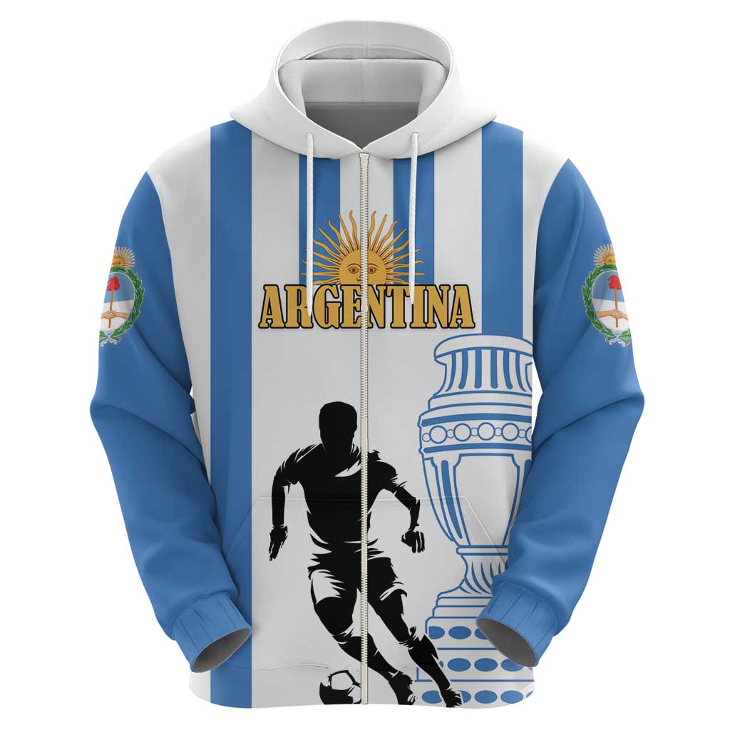 Custom Argentina Football Hoodie We Are The Champions LT18