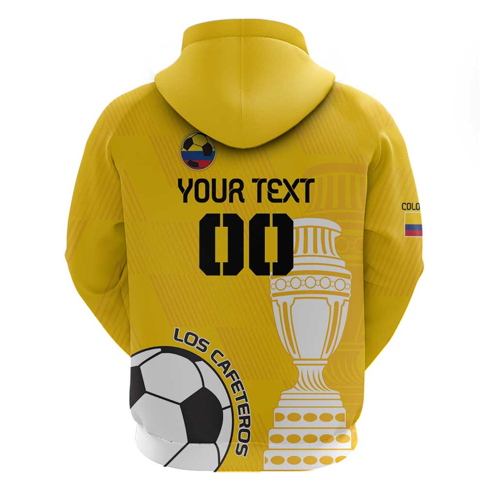 Custom Colombia Football Hoodie Go Champions LT18