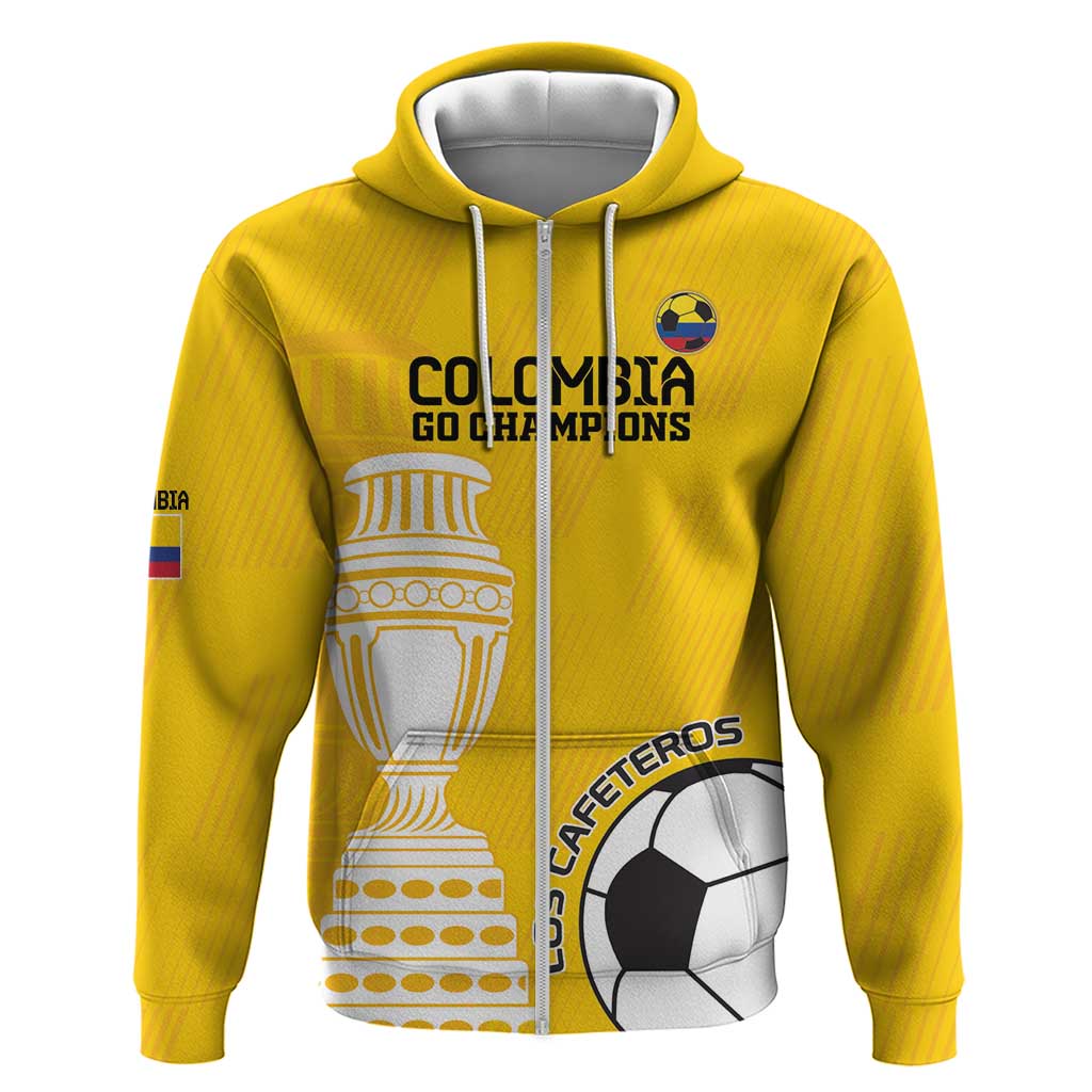 Custom Colombia Football Hoodie Go Champions LT18