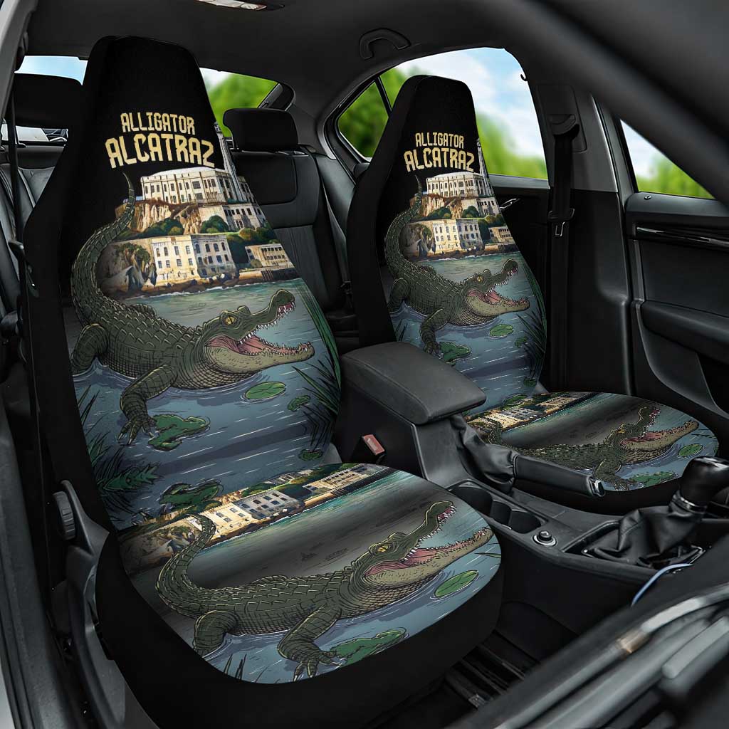 Everglades Alligator Alcatraz Florida Car Seat Cover LT18