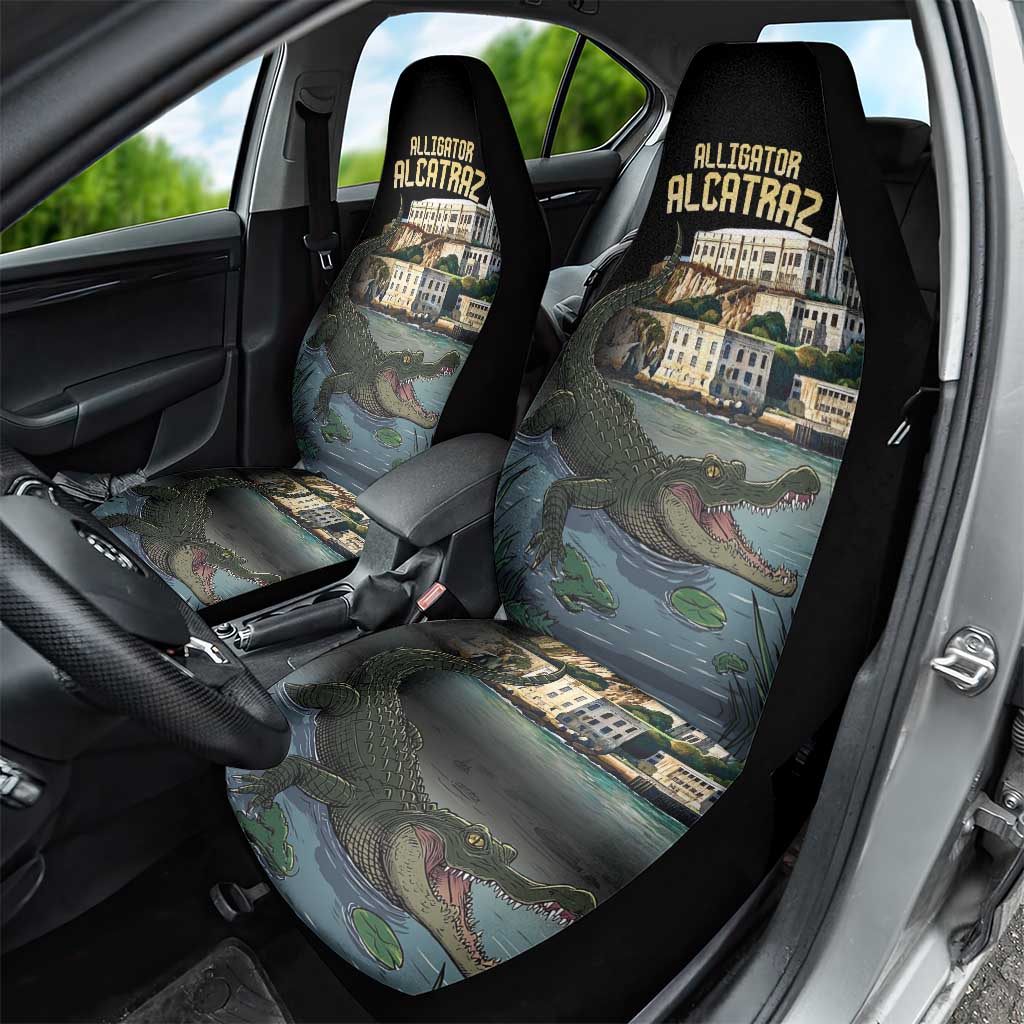 Everglades Alligator Alcatraz Florida Car Seat Cover LT18