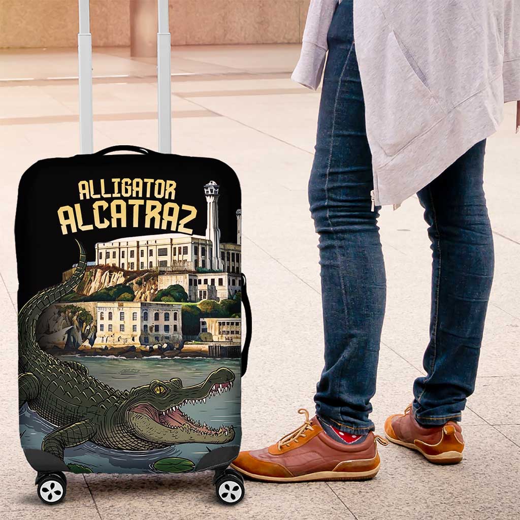 Everglades Alligator Alcatraz Florida Luggage Cover LT18