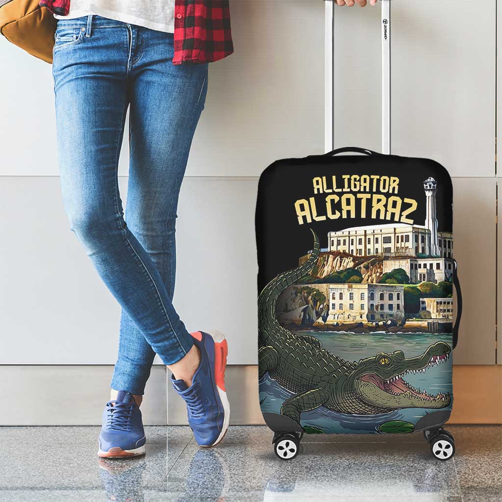 Everglades Alligator Alcatraz Florida Luggage Cover LT18