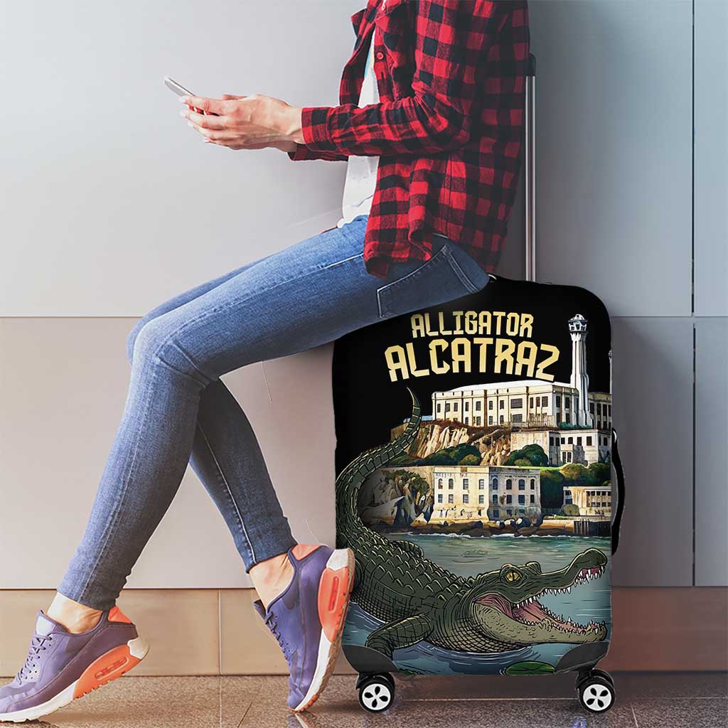 Everglades Alligator Alcatraz Florida Luggage Cover LT18