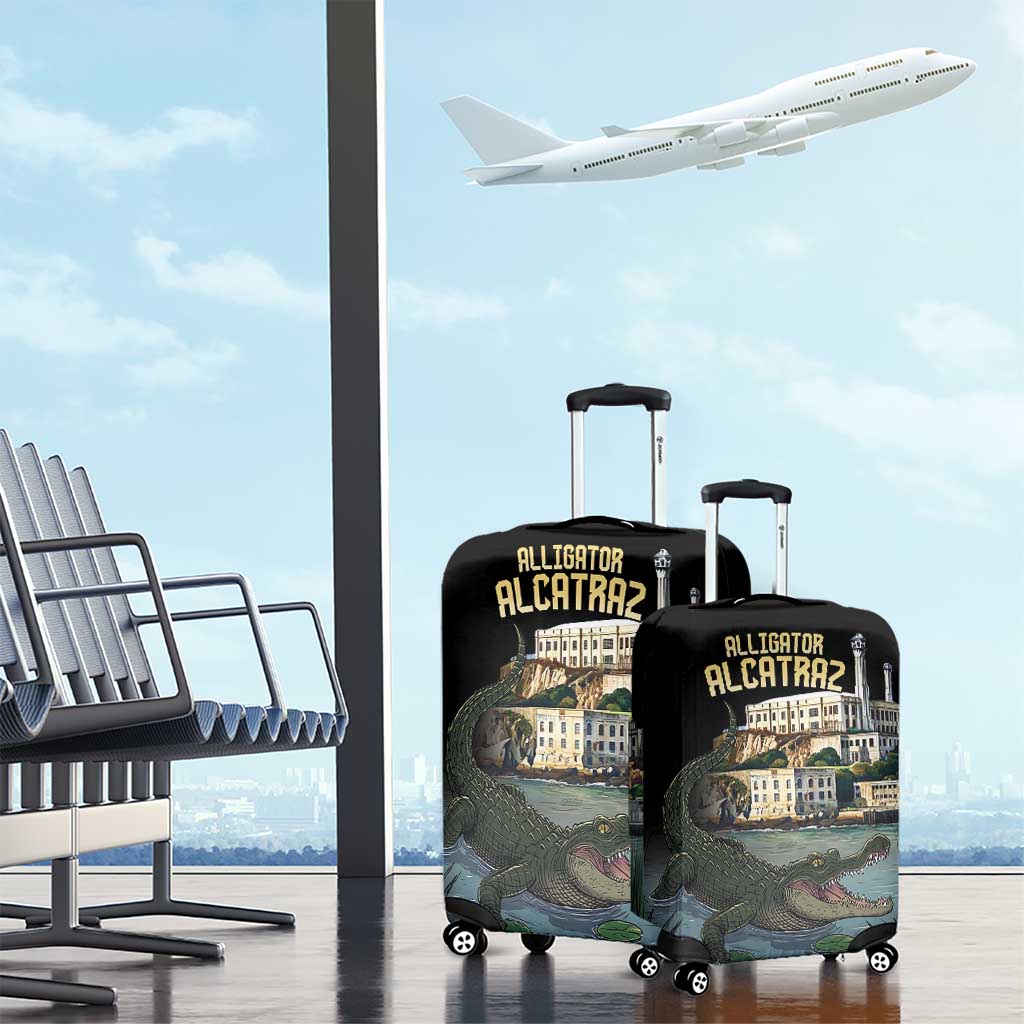 Everglades Alligator Alcatraz Florida Luggage Cover LT18