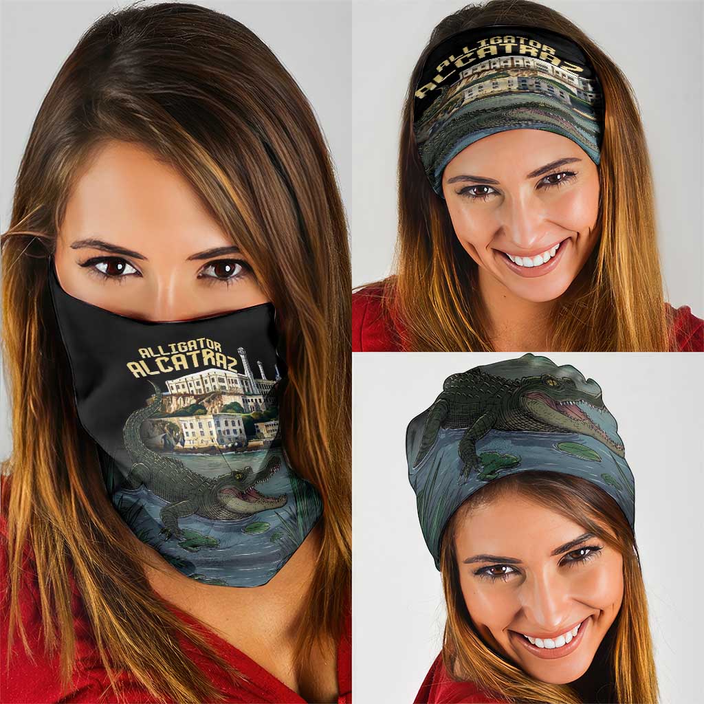 Everglades Alligator Alcatraz Florida Neck Gaiter LT18