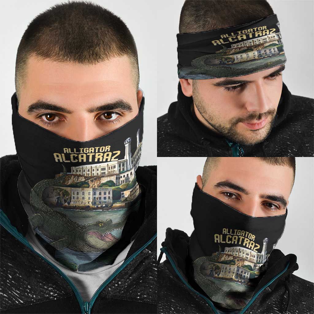 Everglades Alligator Alcatraz Florida Neck Gaiter LT18