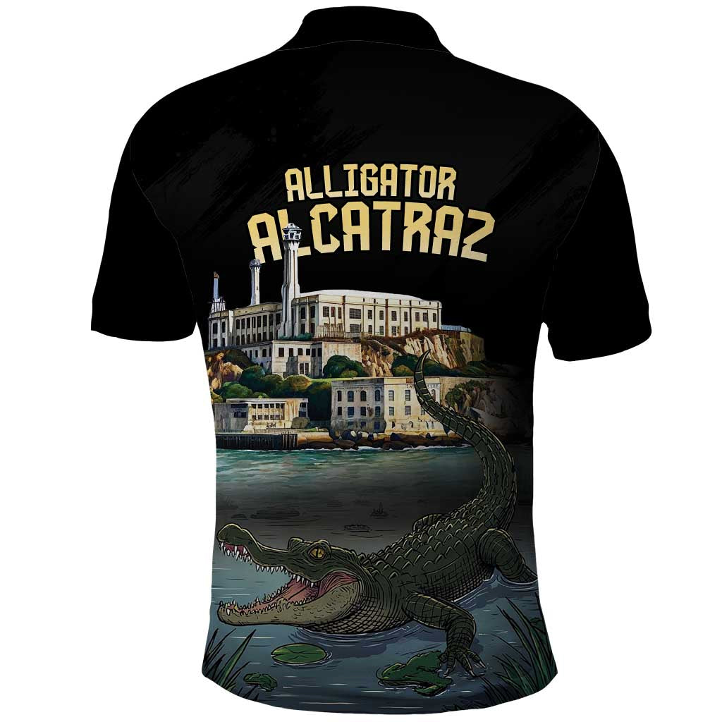 Everglades Alligator Alcatraz Florida Polo Shirt LT18