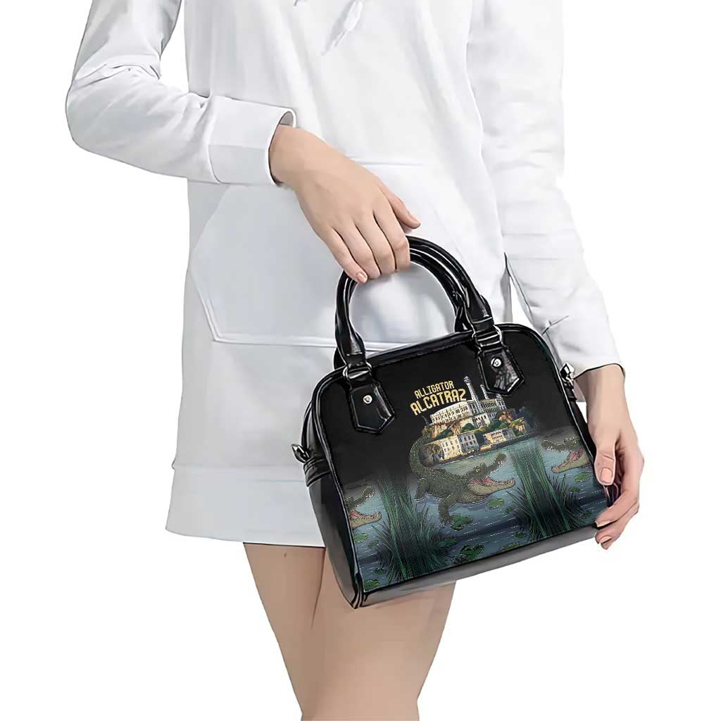 Everglades Alligator Alcatraz Florida Shoulder Handbag LT18