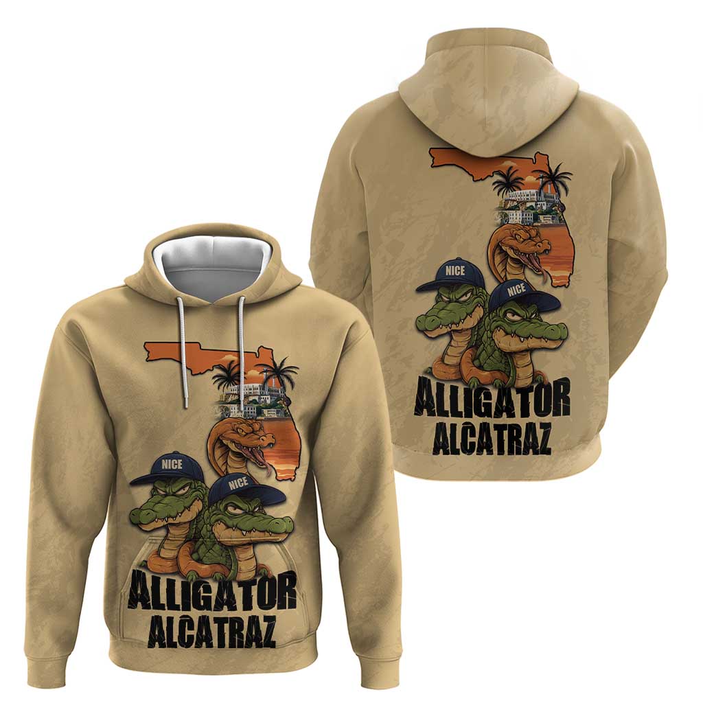 Alligator Alcatraz Prison Florida Everglades Hoodie LT18
