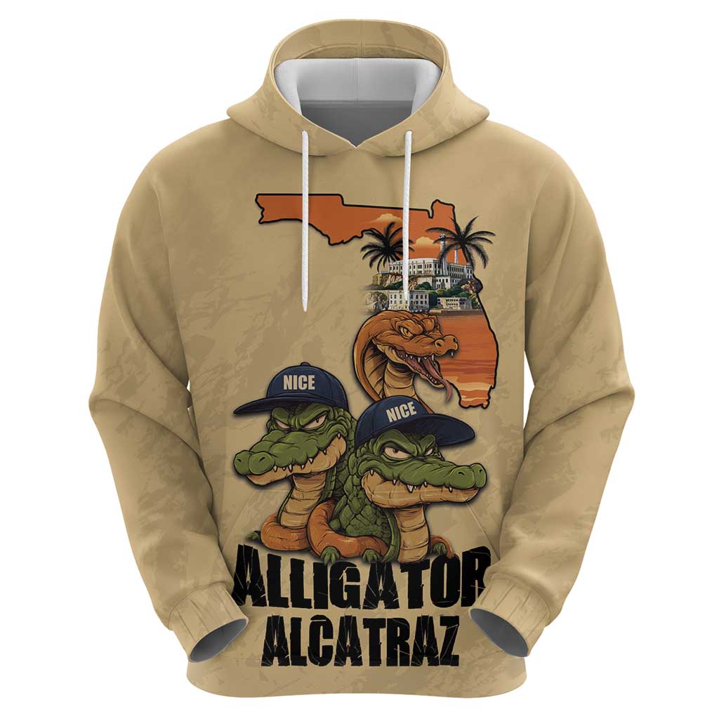 Alligator Alcatraz Prison Florida Everglades Hoodie LT18