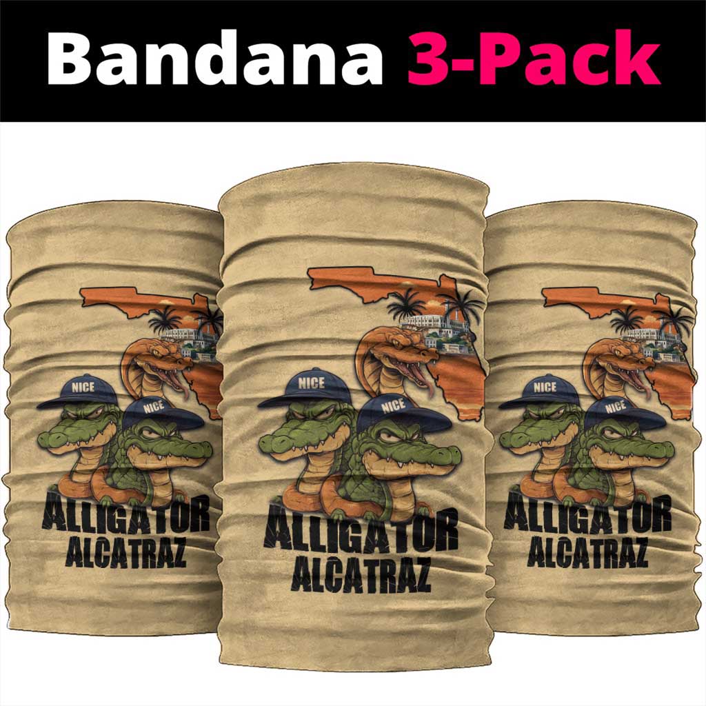 Alligator Alcatraz Prison Florida Everglades Neck Gaiter LT18