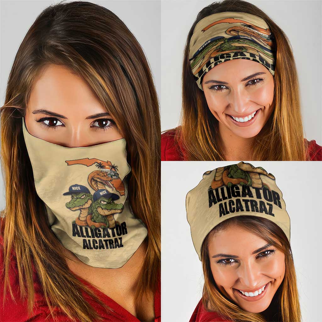 Alligator Alcatraz Prison Florida Everglades Neck Gaiter LT18