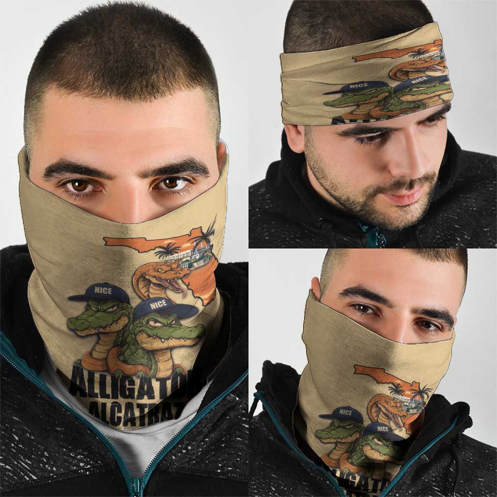 Alligator Alcatraz Prison Florida Everglades Neck Gaiter LT18