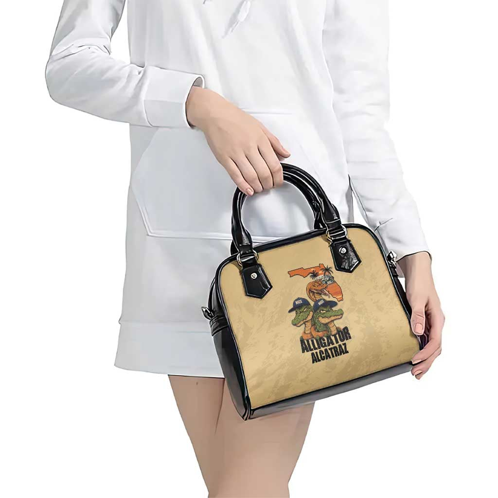 Alligator Alcatraz Prison Florida Everglades Shoulder Handbag LT18
