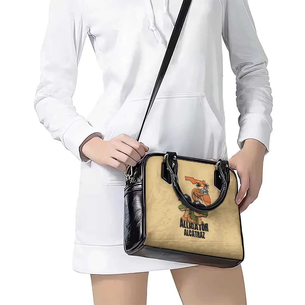 Alligator Alcatraz Prison Florida Everglades Shoulder Handbag LT18