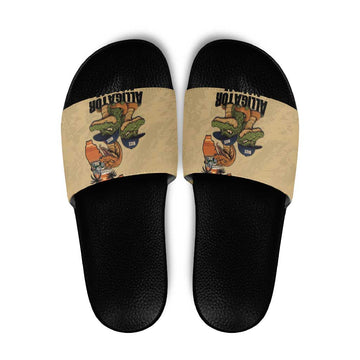 Alligator Alcatraz Prison Florida Everglades Slide Sandals LT18