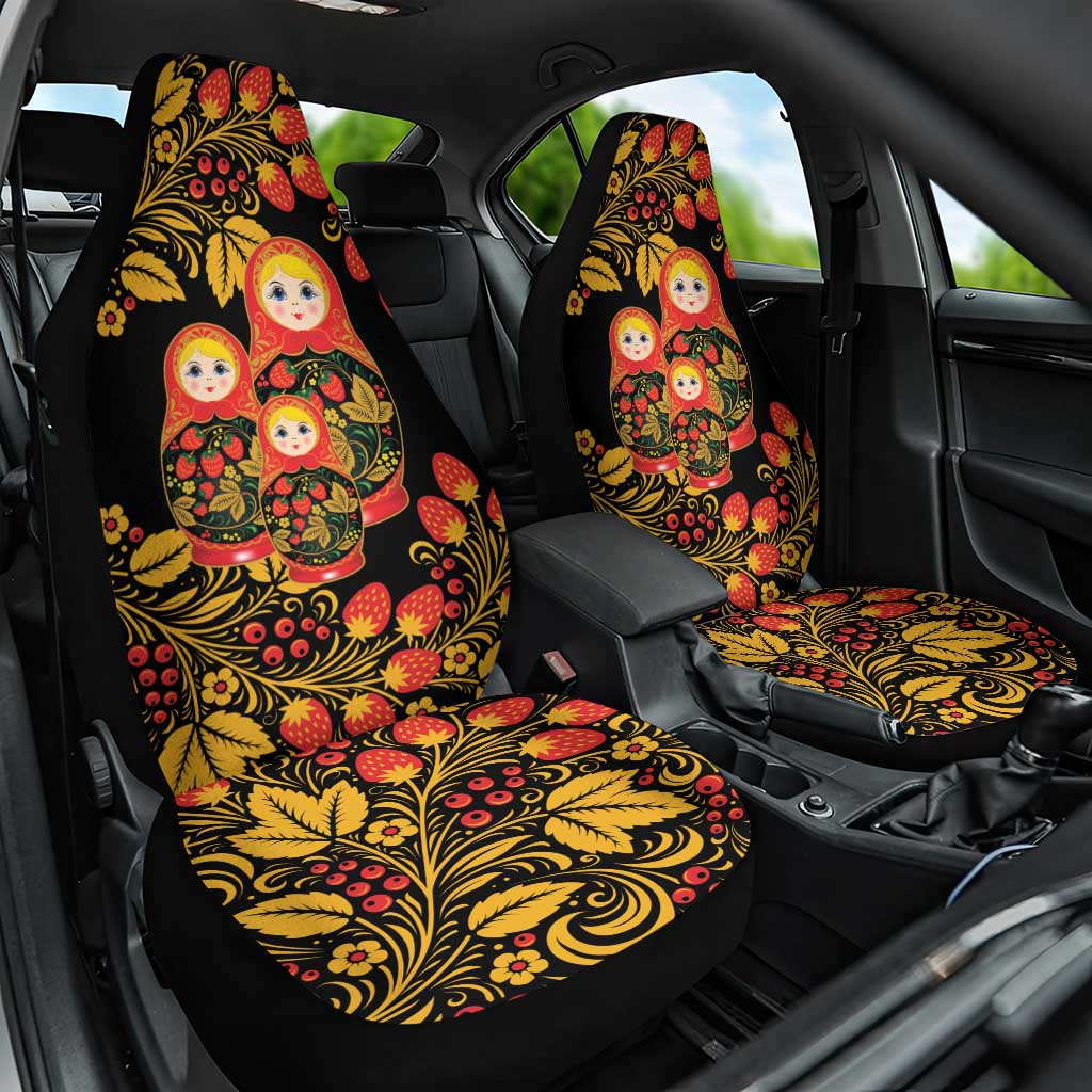 Russian Matryoshka Doll Car Seat Cover Khokhloma Patterns LT18
