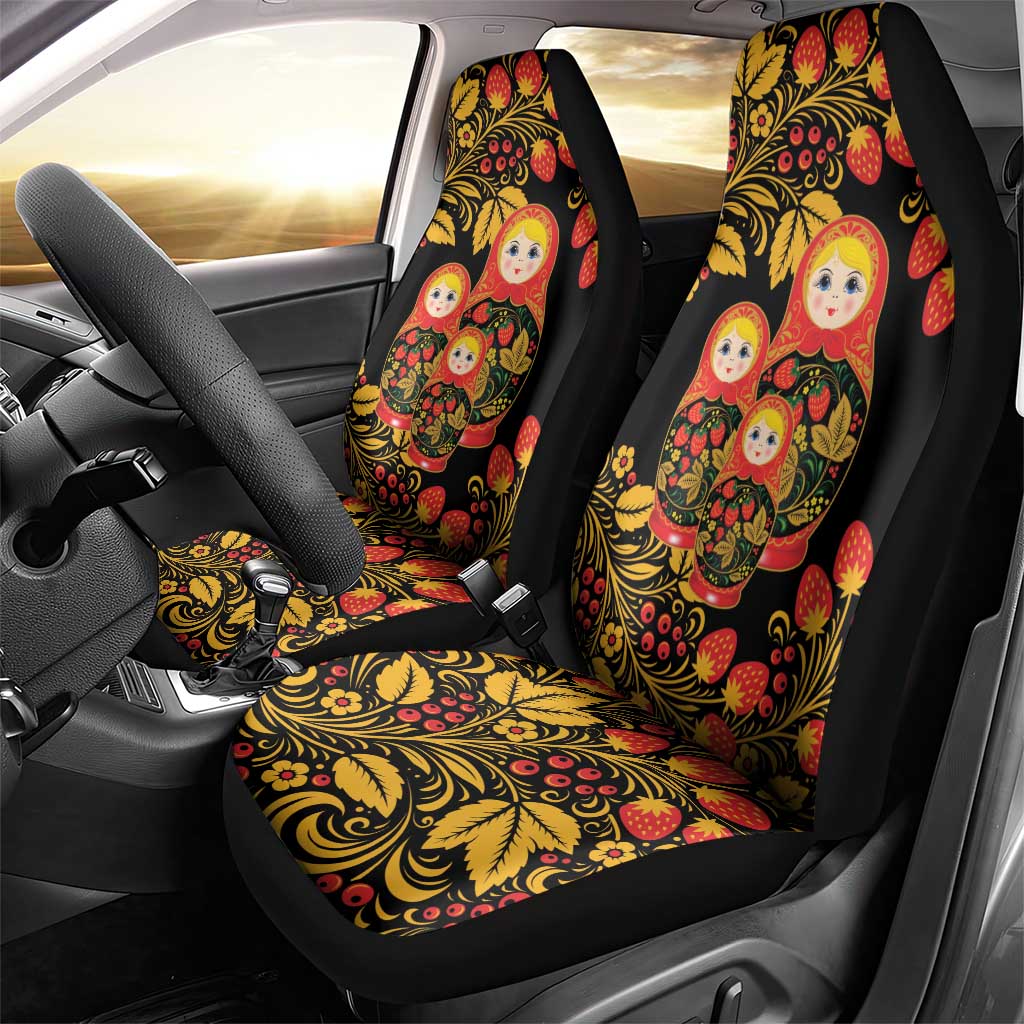 Russian Matryoshka Doll Car Seat Cover Khokhloma Patterns LT18