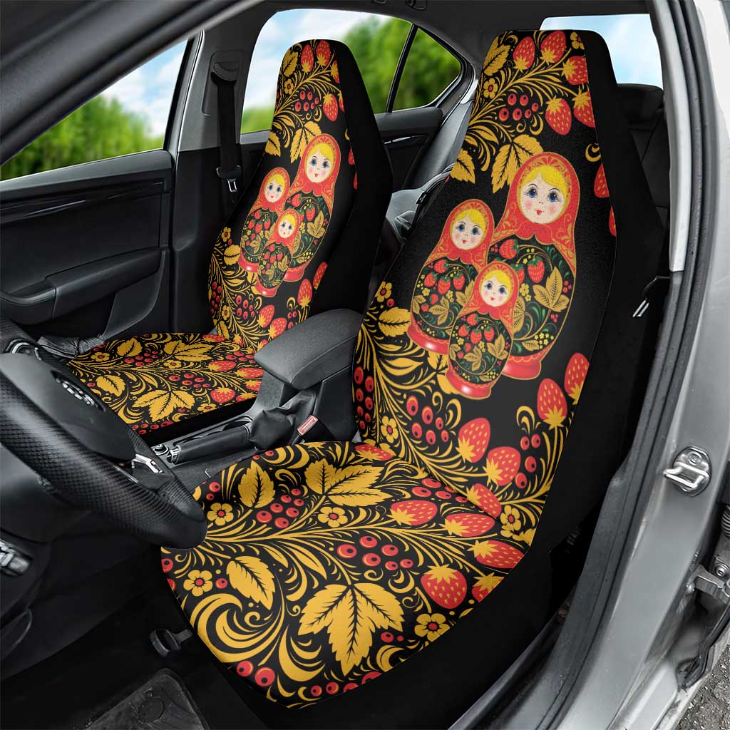 Russian Matryoshka Doll Car Seat Cover Khokhloma Patterns LT18