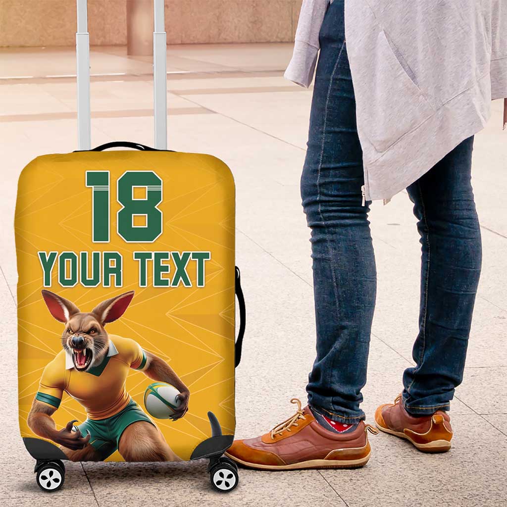 Custom Australia Rugby Luggage Cover Wallabies Mascot Sporty Style LT18