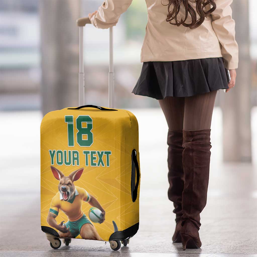 Custom Australia Rugby Luggage Cover Wallabies Mascot Sporty Style LT18
